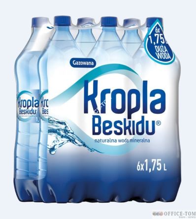 Woda KROPLA BESKIDU gazowana 1.5L butelka PET 173605