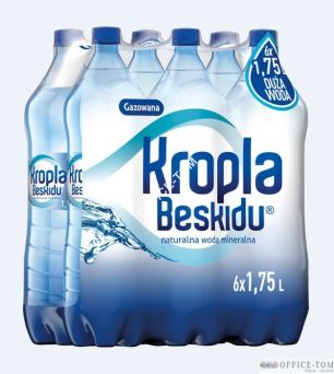 Woda KROPLA BESKIDU gazowana 1.5L butelka PET 173605