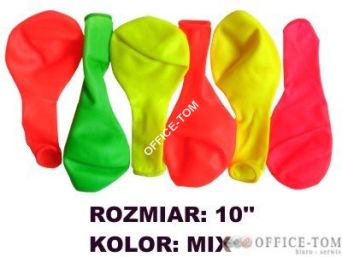 Balon GRAND 10\" neon mix 100szt