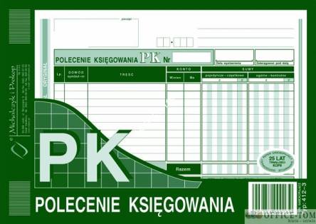 Polecenie Księgowania MICHALCZYK I PROKOP A5 80 kartek