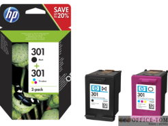 Tusz HP 301 (N9J72AE) czarny 190str + kolor 165str 2szt