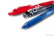 Cienkopis kulkowy w błękitnej obudowie BLN105S-CX niebieski PENTEL - 3