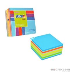 Notes samoprzylepny 76mmX76mm mix niebieski/zielony 400 kartek STICK\'N