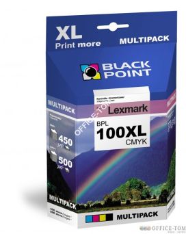 BLACK POINT Wkład do LEXMARK 100XLCMYK MULTIPACK (CMYK) ml
