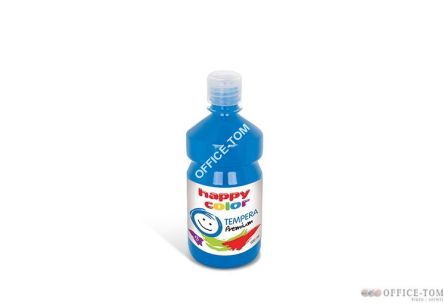 Farba tempera Premium 500ml, niebieski Happy Color