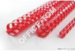 Grzbiety GBC plastikowe 25mm - 50 szt. Czerwone - 2