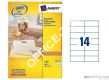 Trwałe Etykiety AVERY ZWECKFORM uniwersalne A4, 100 ark./op., 105 x 42,3 mm, białe - 2