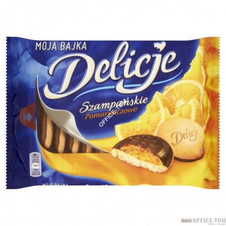 Ciastka DELICJE Szampańskie pomarańcza 294g