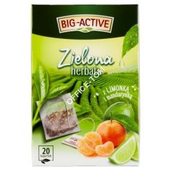 Herbata BIG-ACTIVE MANDARYNKA-LIMONKA zielona 20 kopert/30g