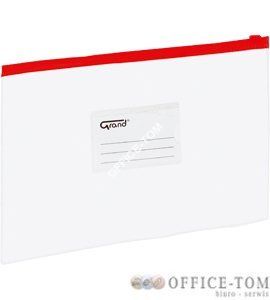 Teczka kopertowa  A5 na suwak czerw KW TRADE    czerwona  120-147 GRAND