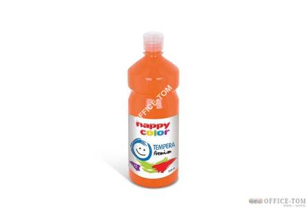 Farba Tempera Premium 1000ml, pomarańczowy Happy Color