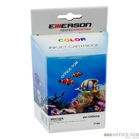 EMERSON Wkład do BROTHER LC-1240C Cyan 20ml PLUS
