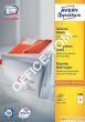 Trwałe Etykiety AVERY ZWECKFORM uniwersalne A4, 100 ark./op., 105 x 37 mm, białe - 2