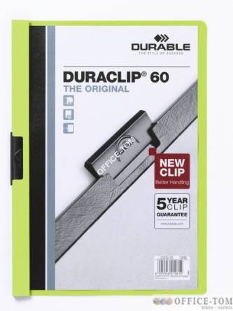 Skoroszyt DURABLE DURACLIP® Original 60 zielony