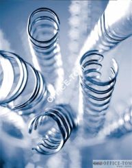 Grzbiety metalowe ARGO 14,3mm (9/16\'\') białe skok 3:1 100  sztuk w opakowaniu