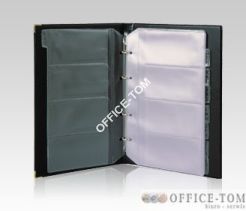 Wizytownik alfabetyczny na 200 wizytówek z indeksami WI-15 Biurfol  Niebieski