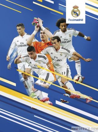 Zeszyt A5 60k kratka REAL MADRID  ASTRA