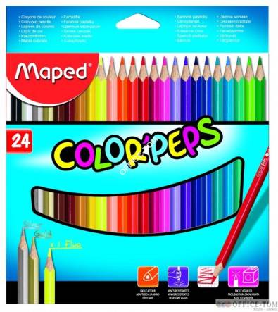 Kredki trójkątne Colorpeps 24 szt