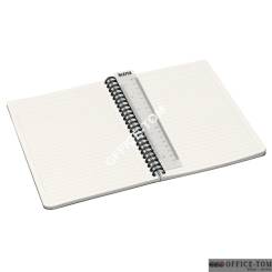 Kołonotatnik Office Card A5, w linie, żółty 44590015 Leitz