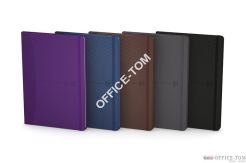 Notatnik OXFORD SIGNATURE A5 72 k 90g szary kratka