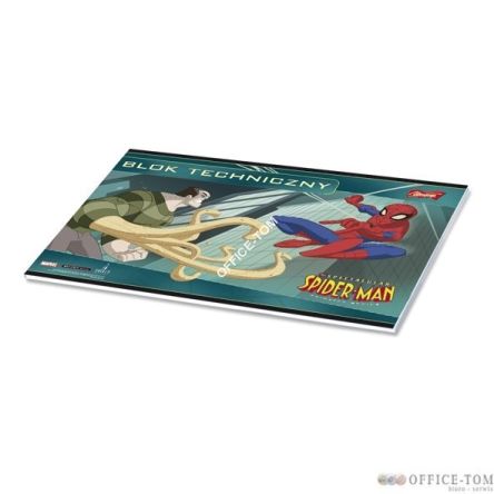 Blok techniczny A4, 10k. SPIDER-MAN UNIPAP