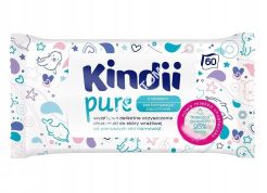 Chusteczki nawilżane KINDII pure 60szt., 1op *035107