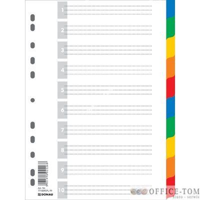 Przekładka Donau PP A4 KOLOR 10 KARTEK