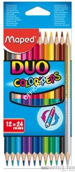 Kredki dwustronne Colorpeps duo 12 szt = 24 kolory