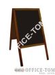 Potykacz kredowy w ramie drewnianej rozm. 120x60 cm MEMOBOARDS - 2