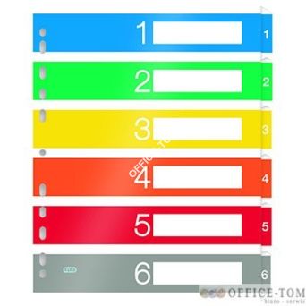 PRZEKŁADKI NUMERYCZNE SHADES OF RAINBOW A4XL 5P PP