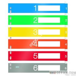 PRZEKŁADKI NUMERYCZNE SHADES OF RAINBOW A4XL 5P PP