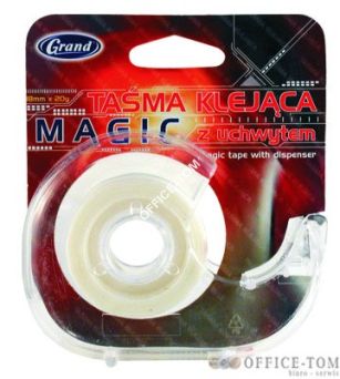 Taśma biurowa GRAND 18x20 MAGIC z dispenserem