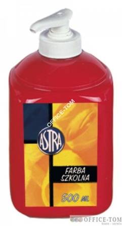 Farba szkolna 0,5l czerwona