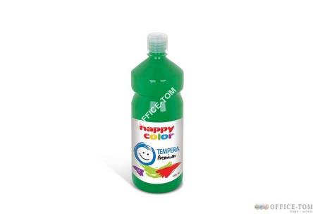 Farba Tempera Premium 1000ml, zielony Happy Color