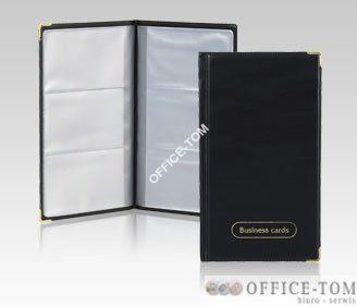 Wizytownik na 60 wizytówek WI-12 Biurfol Czarny