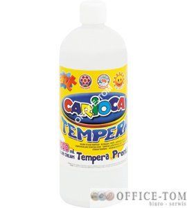 Farba Carioca tempera 1000 ml biała (KO03/01)