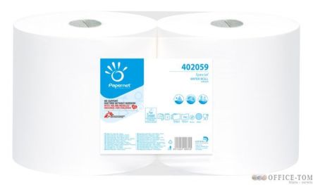 Czyściwo przemysłowe w roli 2warstwy.celuloza PAPERNET 402059 białe