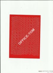 CYFRY samoprzylepne 1cm (8szt) niebieski ARTDRUK