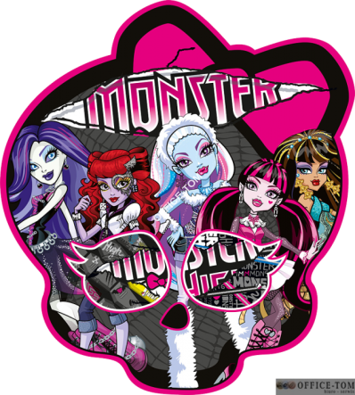 Puzzle Monster High Najlepsze Straszyciółki - Puzzle Konturowe  350 elementów TREFL 39092