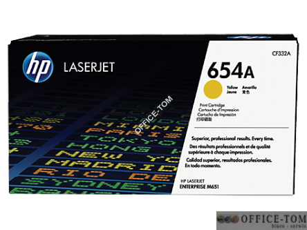 Toner HP 654A (CF332A) żółty 15000str