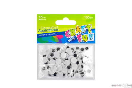 Ozdoba Dekoracyjna Oczy 10Mm CRAFT WITH FUN