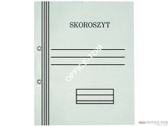 Skoroszyt oczkowy biały A4 pełny 350g/m2, opakowanie 50 szt.