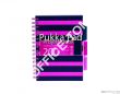 Project Book Navy A5 różowy,niebieski (3 szt mix kolorów) PUKKA - 2