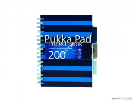 Project Book Navy A5 różowy,niebieski (3 szt mix kolorów) PUKKA