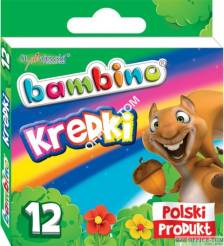 Kredki BAMBINO 12-kol. w pud.kart. St.Majewski