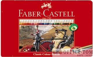 Kredki Kpl Metal 36 Szt Rycerze FABER-CASTELL