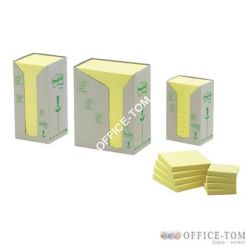 Bloczki samoprzylepne 3M POST-IT® 655-1T 76x127 Żółty 1600k