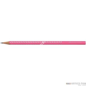 Ołówek SPARKLE B różowy z kryształkami FC118317 FABER-CASTELL
