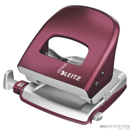 Dziurkacz LEITZ STYLE 50060028 ciemno czerwony 30 kartek