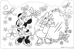 Puzzle Przygody Minnie - Maxi konturowe 30 elementów TREFL 14165